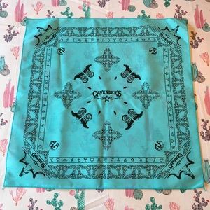 Cavenders Turquoise Ranch Brand & Boot Bandana! 🤠
